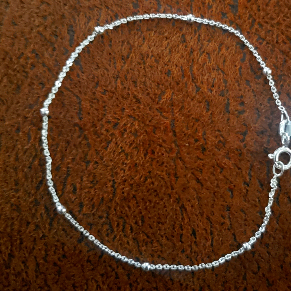 Sterling Silver Bracelet Tin And Delicate